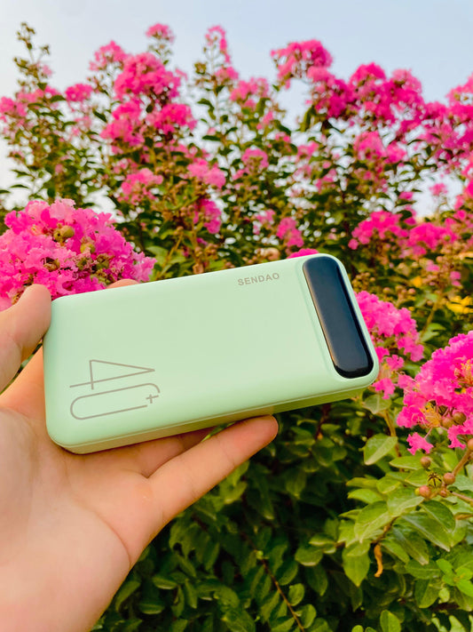 Sendao Power Bank (40000mAh Rated) – Fast Charging, High-Capacity, Dual USB