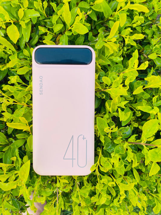 Sendao Power Bank (40000mAh Rated) – Fast Charging, High-Capacity, Dual USB