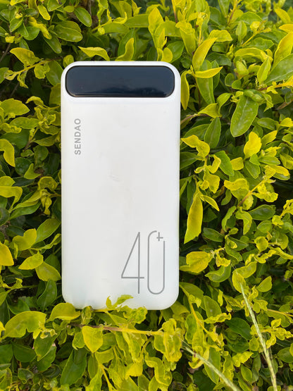 Sendao Power Bank (40000mAh Rated) – Fast Charging, High-Capacity, Dual USB